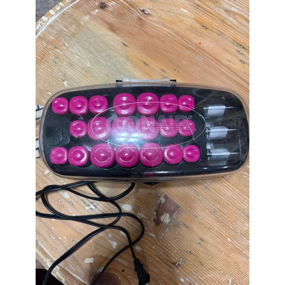 Conair Heated Hair‎ Roller Set Incomplete No Clips Tested Works